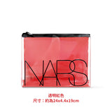 NARS娜斯 時尚透明紅色化妝包 (I1659)